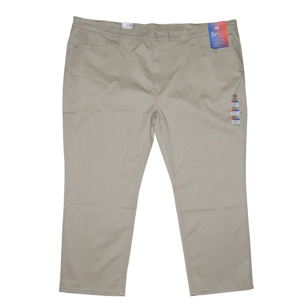 Levis 541 Athletic Fit Jean Pants Men's Size 54x29 Beige/Tan Stretch Twill NWT